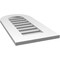 Ekena Millwork Round Top Surface Mount PVC Gable Vent: Functional, w/ 3-1/2"W x 1"P Standard Frame, 14"W x 28"H GVPRT14X2801SF - alternate 4